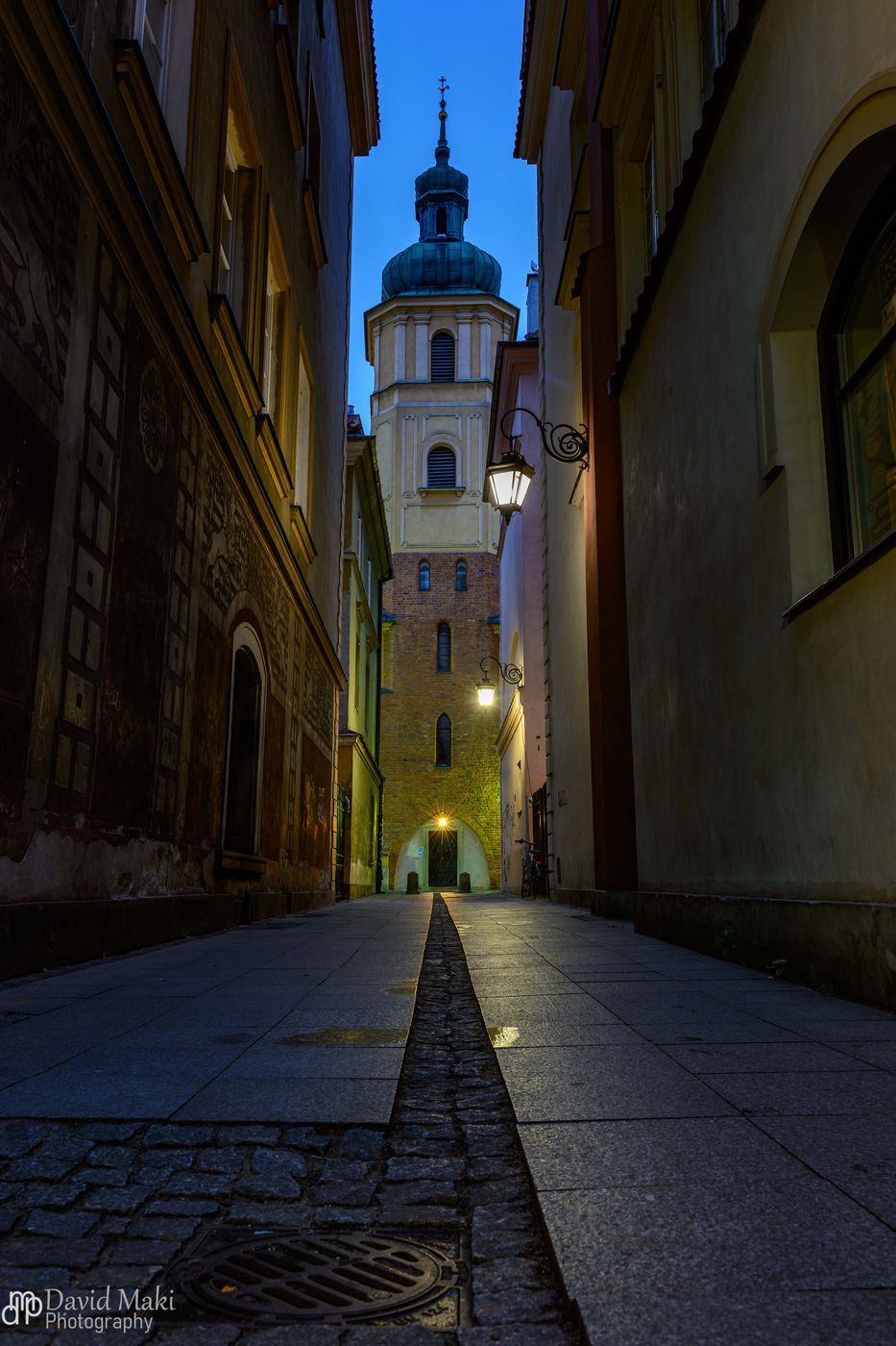 Alleyway View of St Martin's Church, Poland