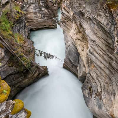 Athabasca Falls Canyon, Canada