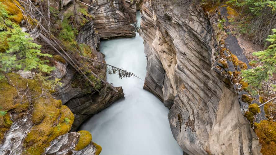 Athabasca Falls Canyon