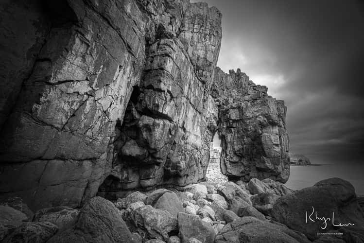 Beach below St Govan's Chapel