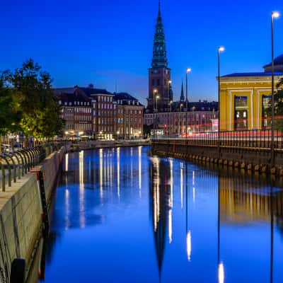Canal Along Nybrogade Copenhagen, Denmark