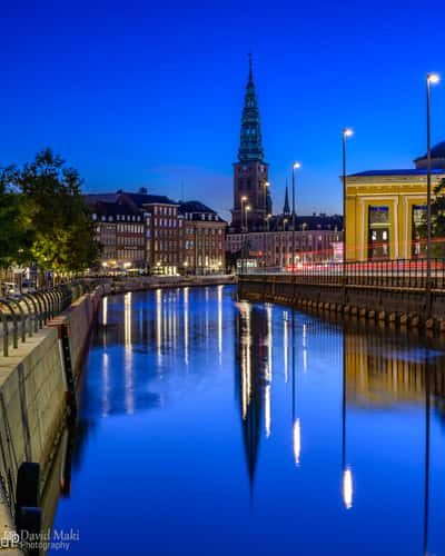 Canal Along Nybrogade Copenhagen