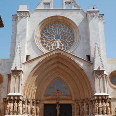 Entrance of the Cathedral of Tarragona, Spain