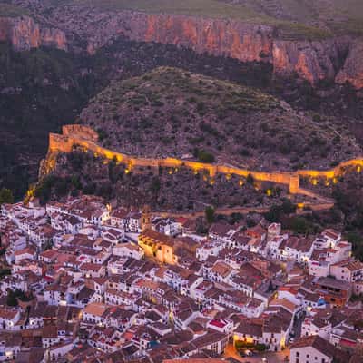 Chulilla town view from Mirador de la Muela, Spain