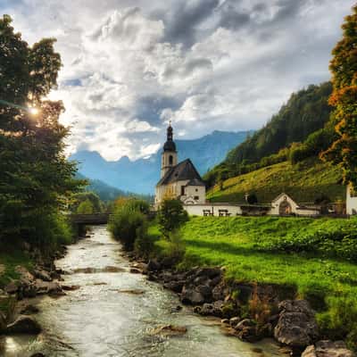 Church of St. Sebastian, Ramsau, Germany