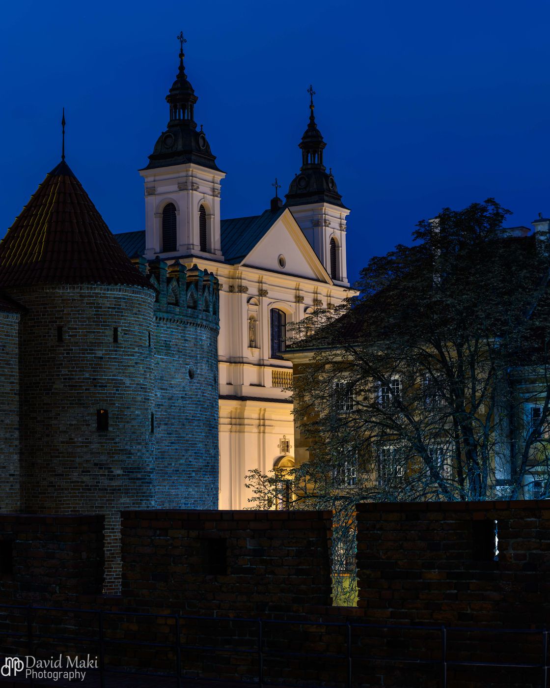 Church of the Holy Spirit from the Warsaw Barbican, Poland