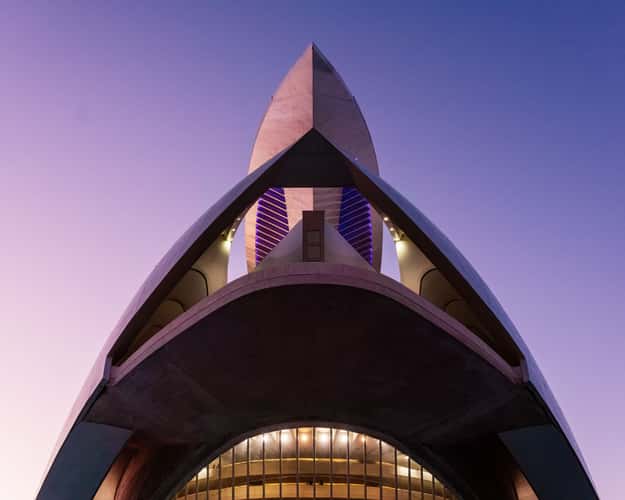 Palace of Arts, front view, Valencia