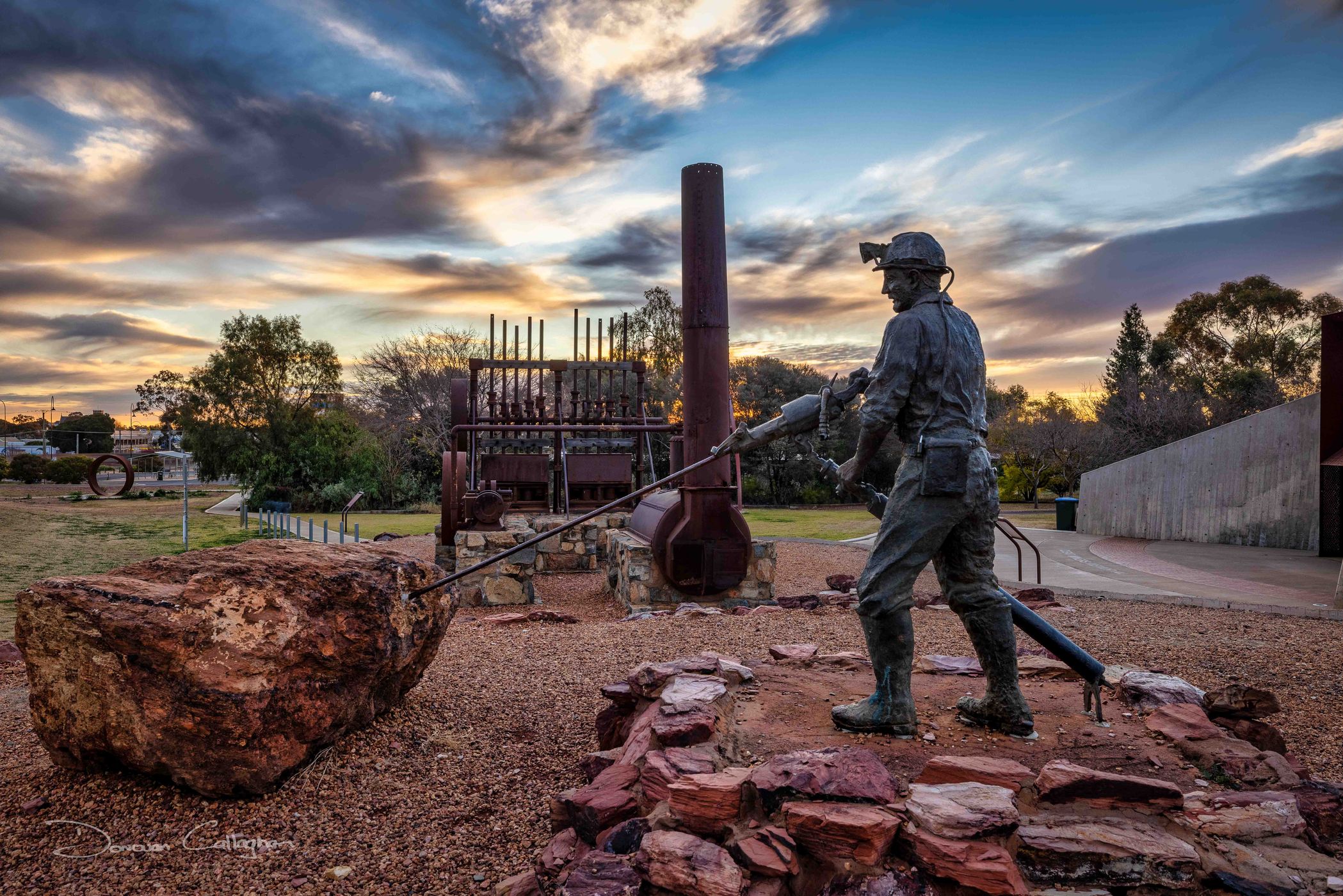 Cobar Miners Heritage Park, Cobar, NSW, Australia