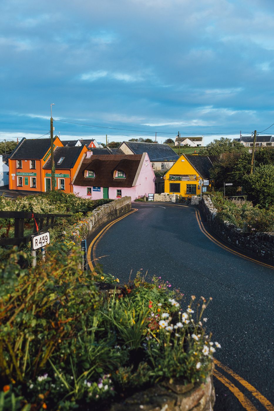 Colorful houses of Doolin, Ireland, Ireland