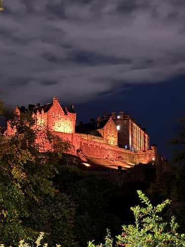 Edinburgh Castle, North West View