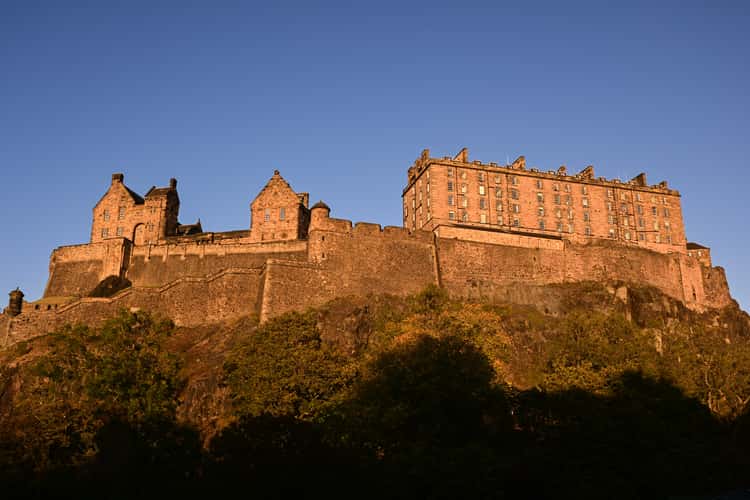 Edinburgh Castle, North West View