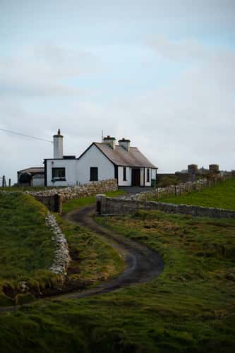 Frm house near Classiebawn Castle, Ireland