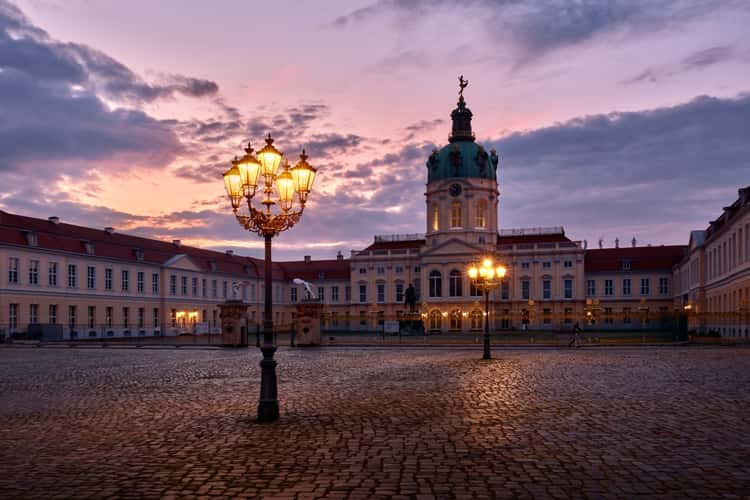 Front view of Charlottenburg Palace, Berlin
