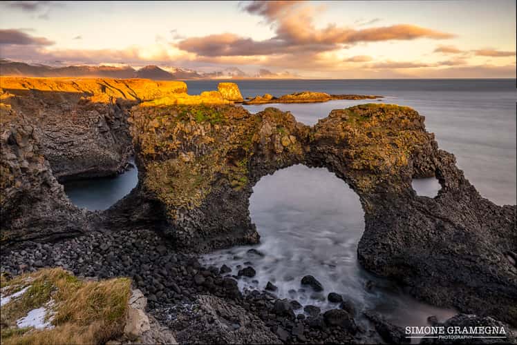 Gatklettur Stone Arch, Arnarstapi
