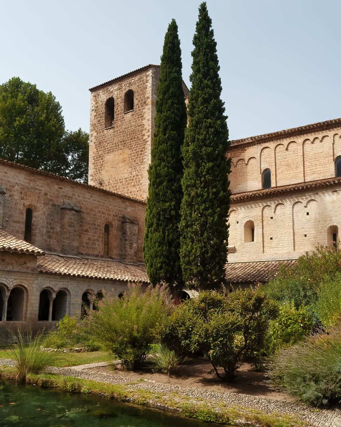 Gellone Abbey, Saint Guilhem-le-Désert, France, France