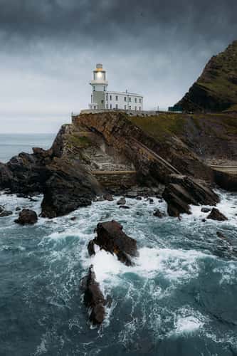 Hardland Point Lighthouse (Drone)