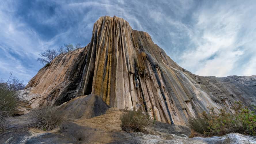 Hierve el agua (petrified cascades)