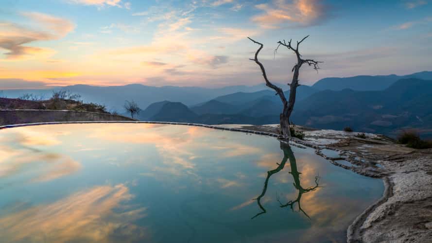 Hierve el agua (pools)