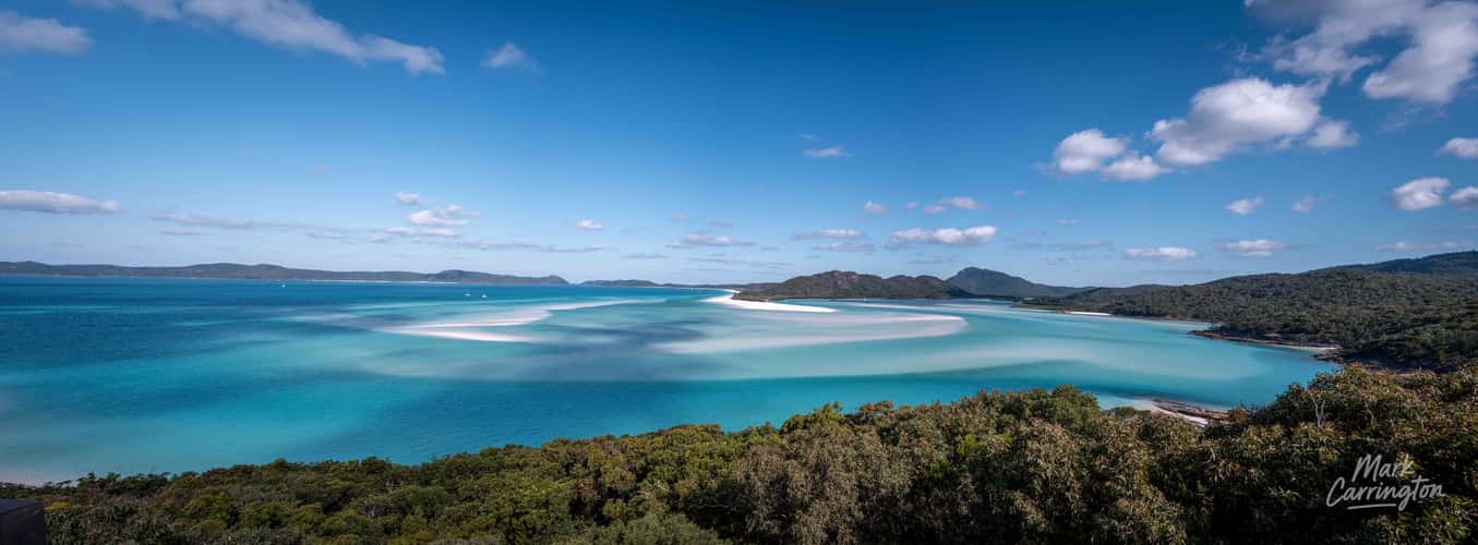 Hill Inlet Lookout Over Betty's and Whitehaven Beaches