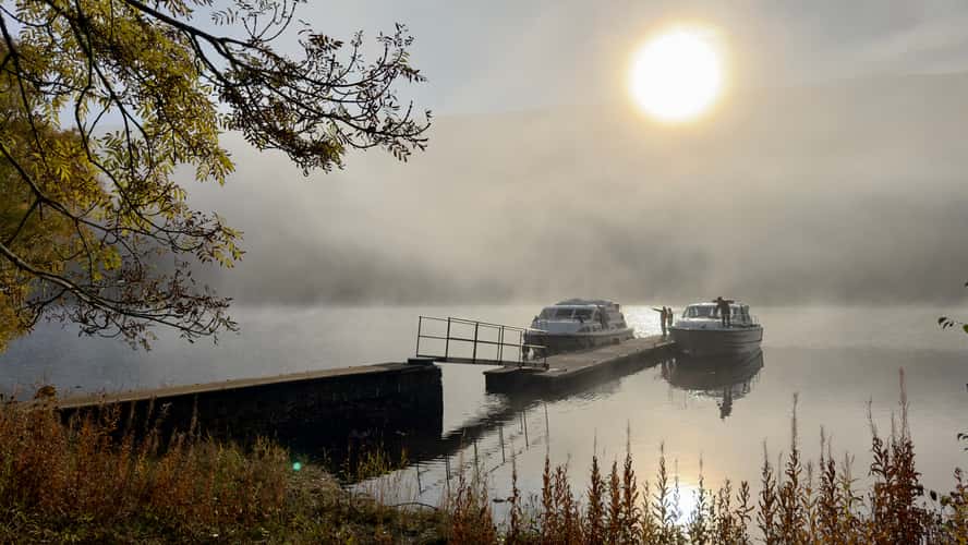 Invergarry Castle boat pier