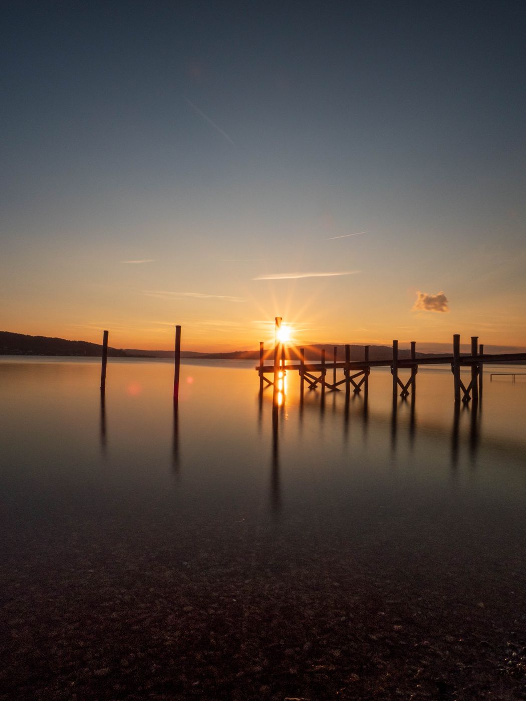 Jetty at Strandhotel Löchnerhaus, Germany