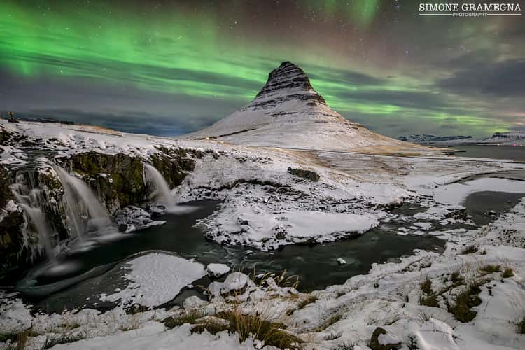Kirkjufell Waterfall with Kirkjufell