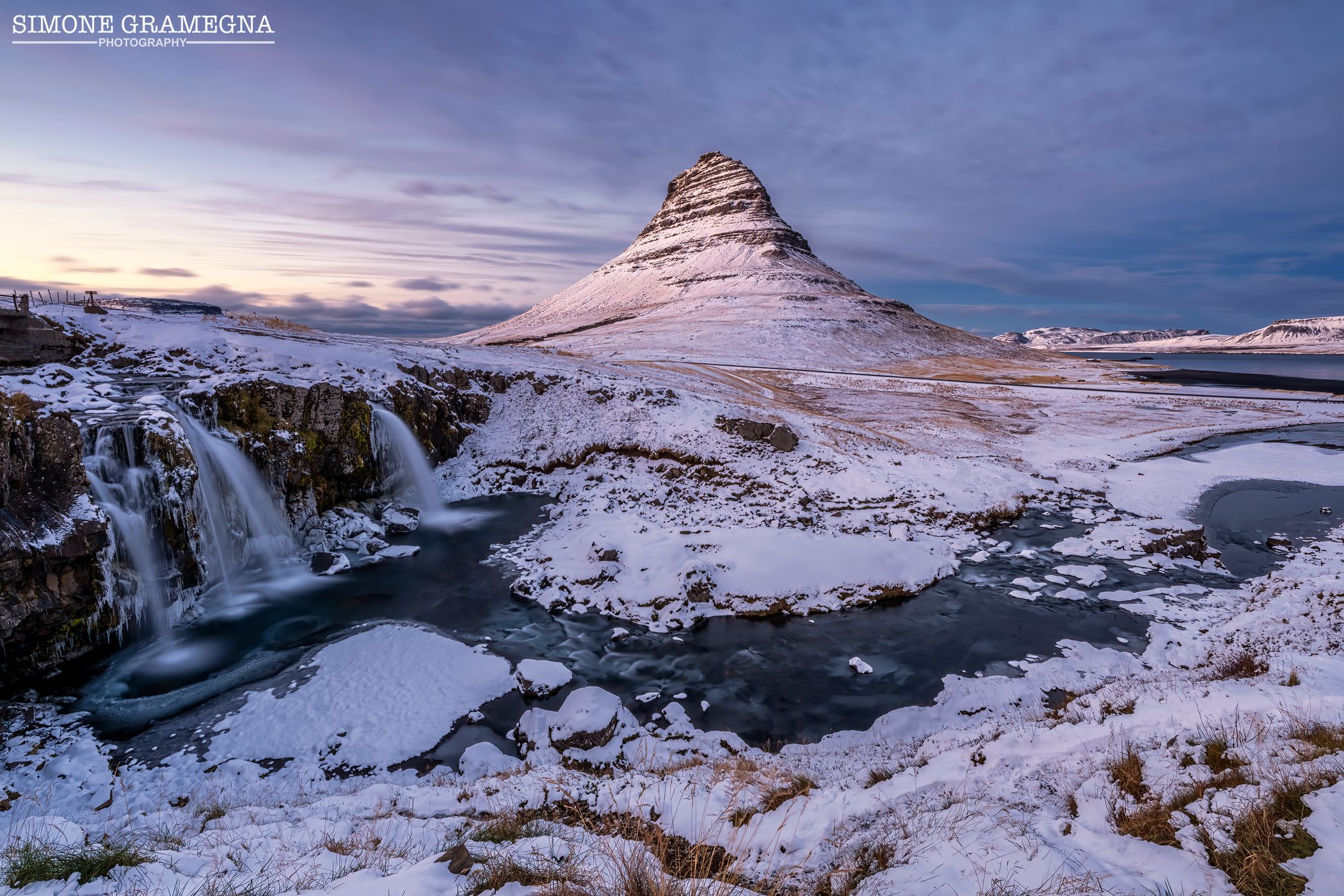 Kirkjufell Waterfall with Kirkjufell, Iceland