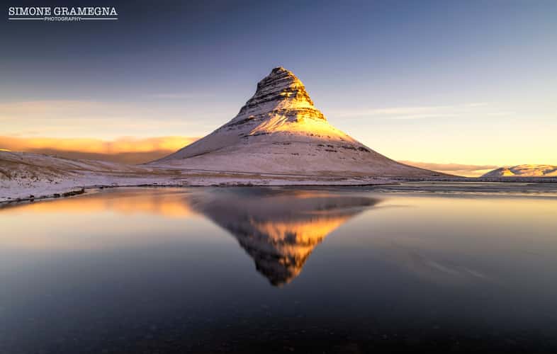 Reflection pool at Kirkjufell