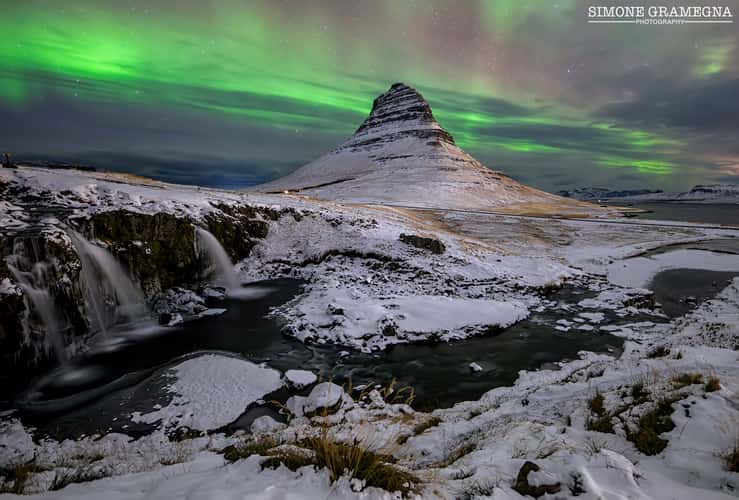 Kirkjufell Waterfall with Kirkjufell
