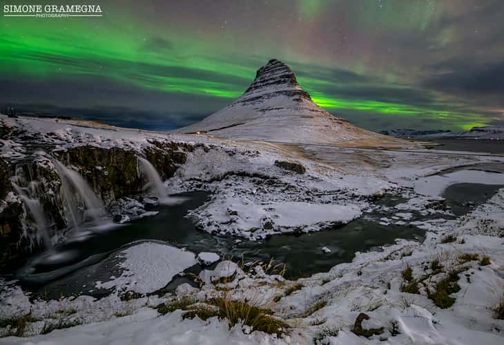 Kirkjufell Waterfall with Kirkjufell