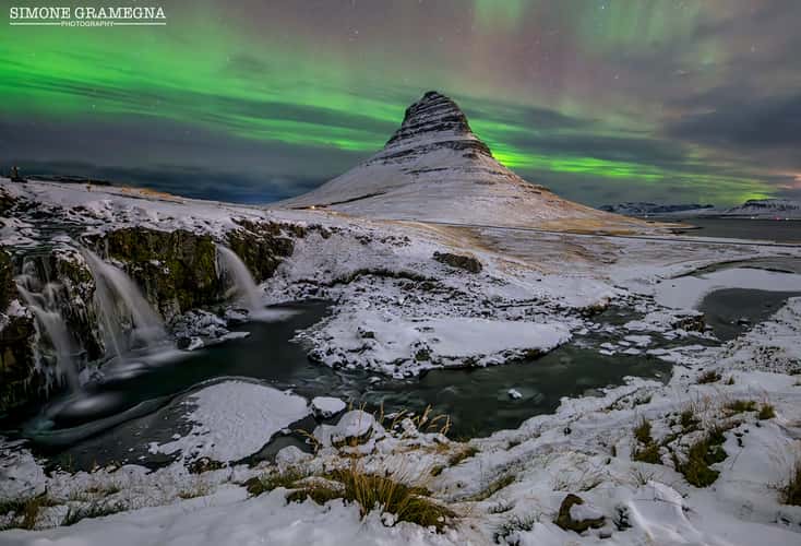 Kirkjufell Waterfall with Kirkjufell