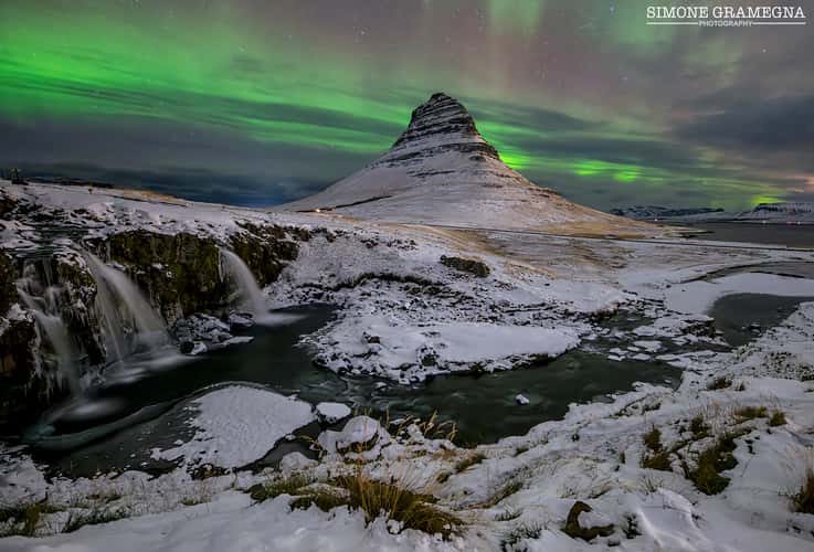 Kirkjufell Waterfall with Kirkjufell