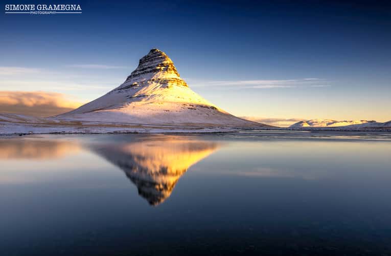 Reflection pool at Kirkjufell
