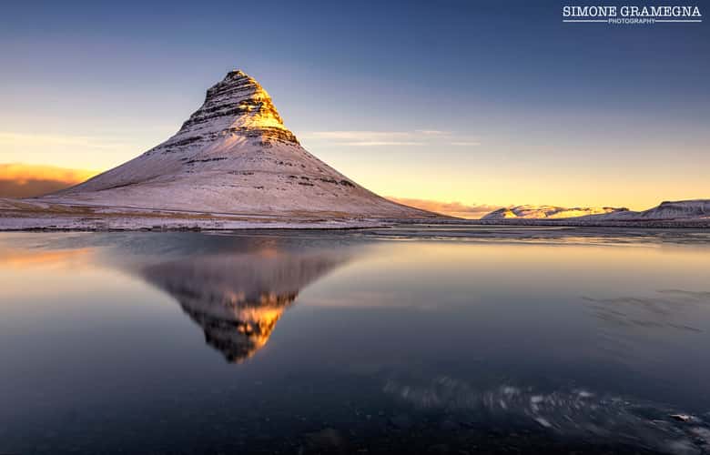 Reflection pool at Kirkjufell