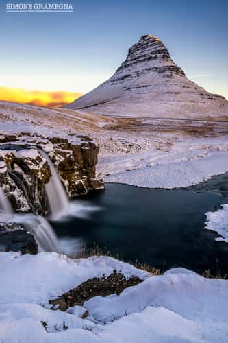 Kirkjufell Waterfall with Kirkjufell