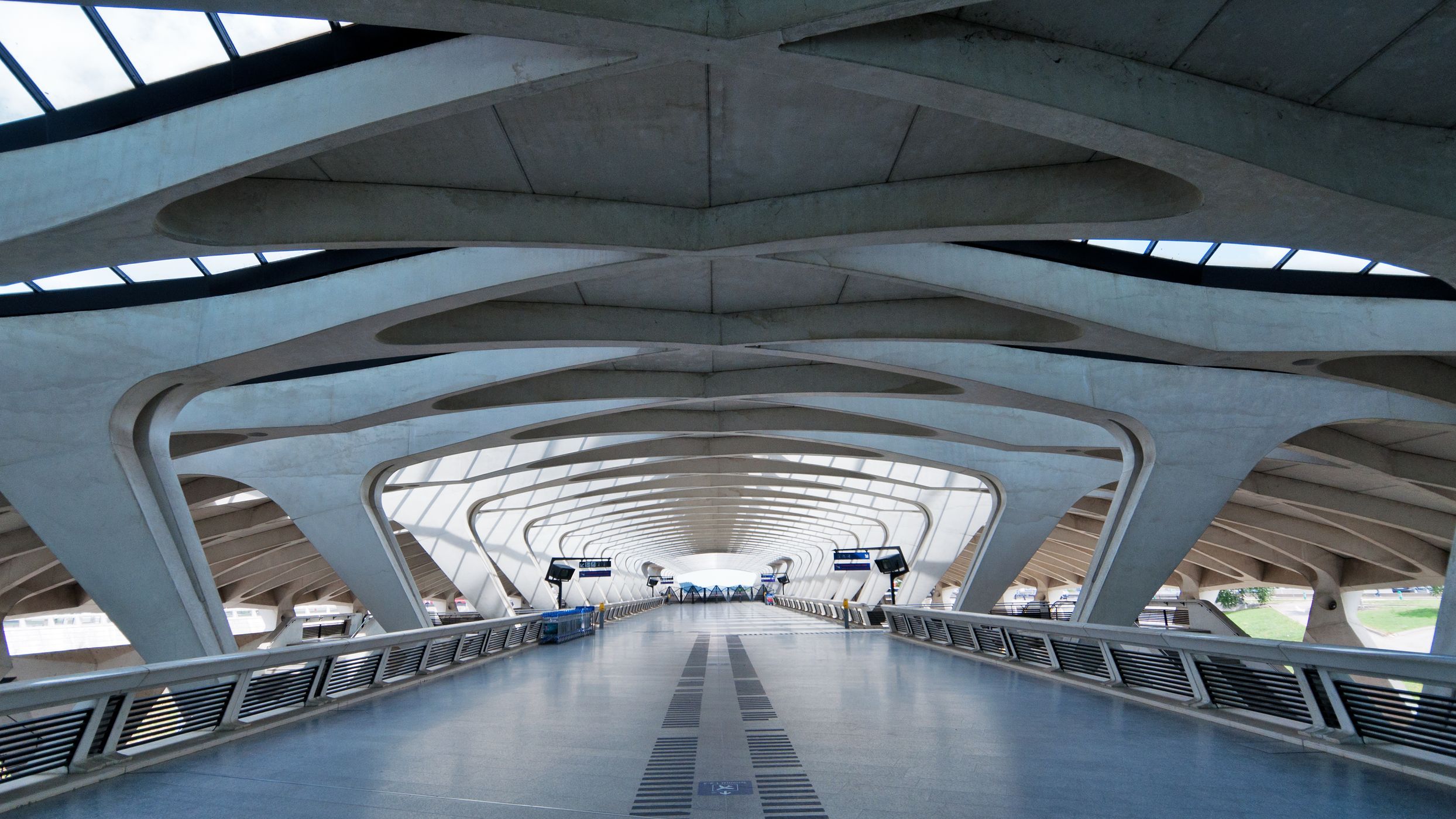 Lyon - Saint Exupery Train Station, France