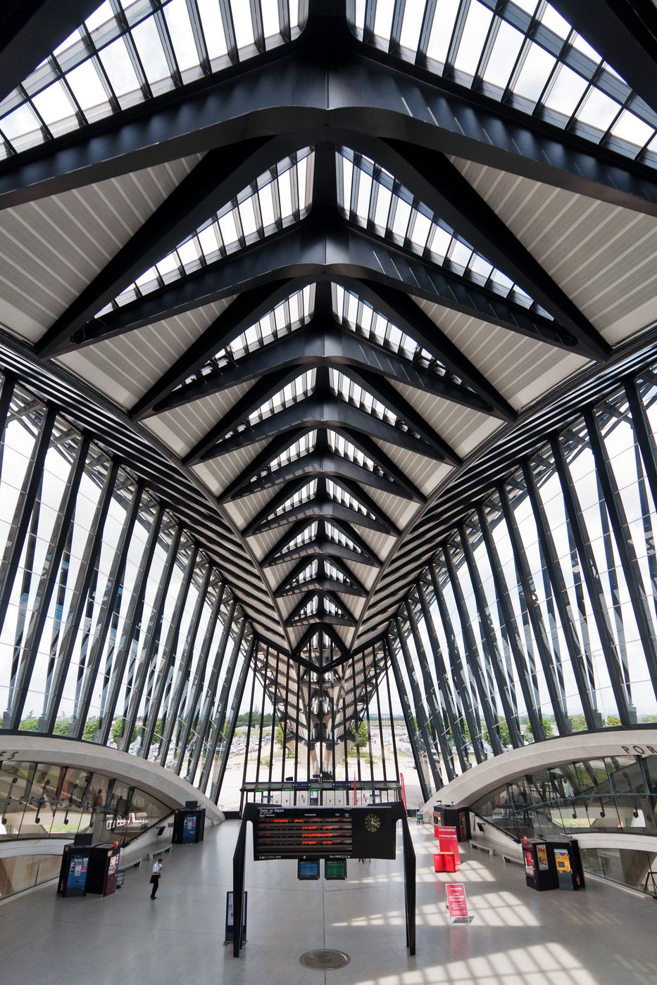 Lyon - Saint Exupery Train Station, France