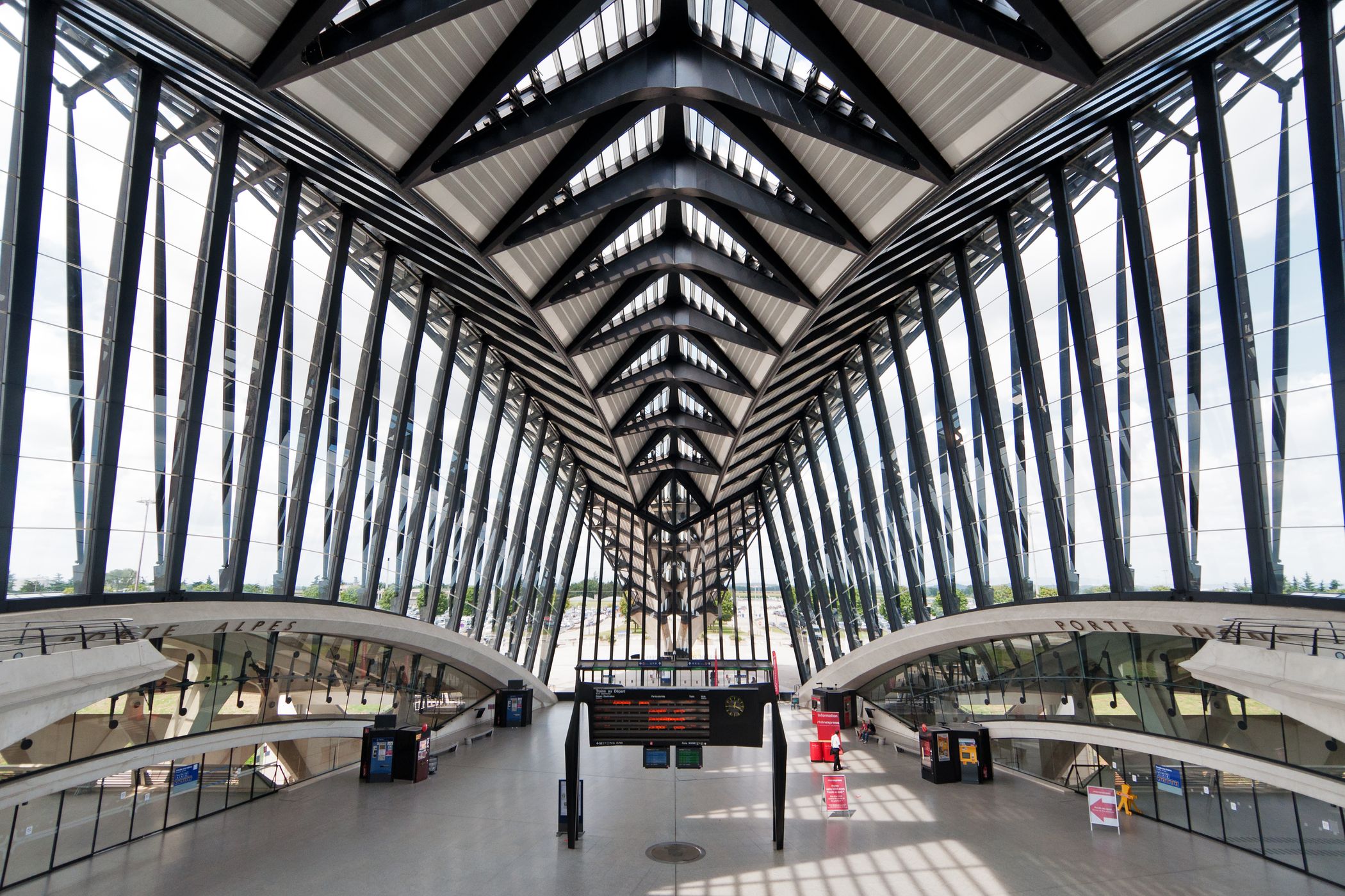 Lyon - Saint Exupery Train Station, France