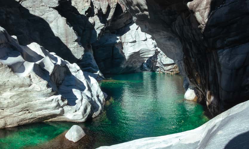 Maggia river near Locarno