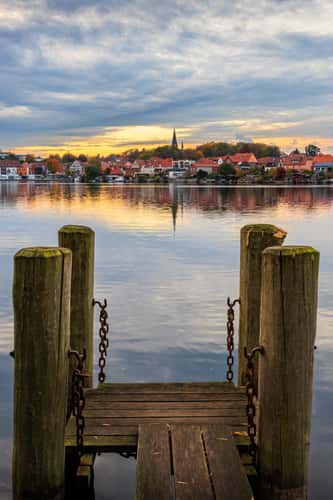 Malchow city view