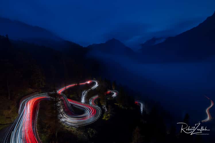 Maloja Pass Road