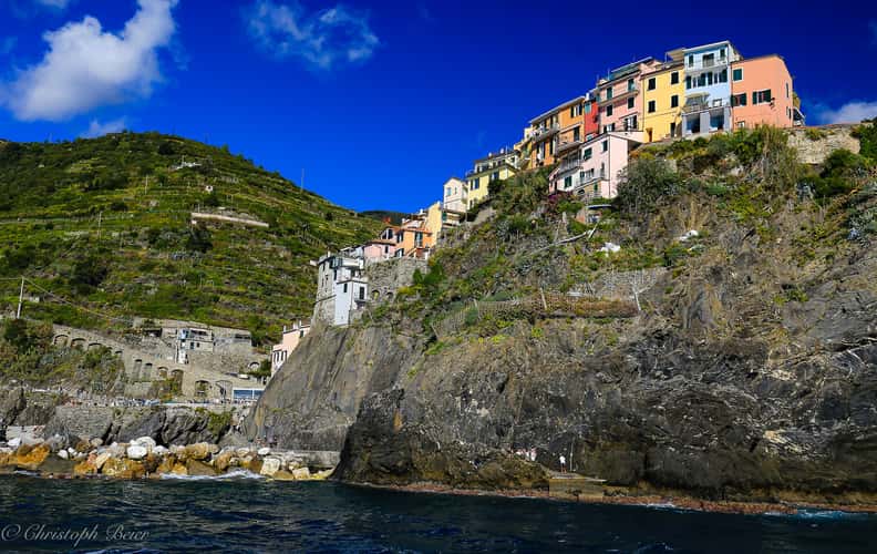 Manarola from Ferry, Cinque Terre