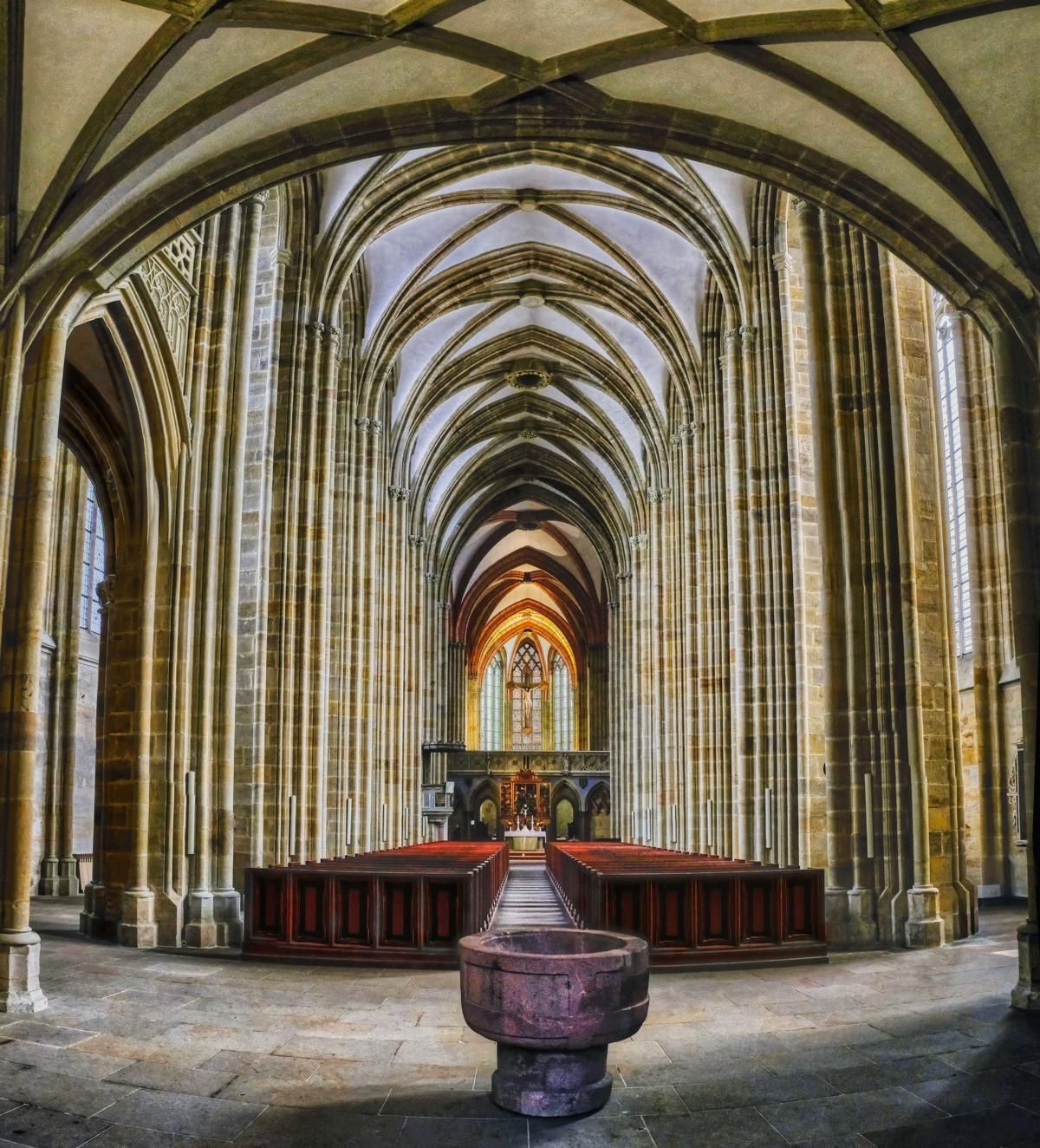 Meißen with Albrechtsburg and Dome, Germany