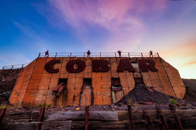 Metal Sign, Cobar, New South Wales