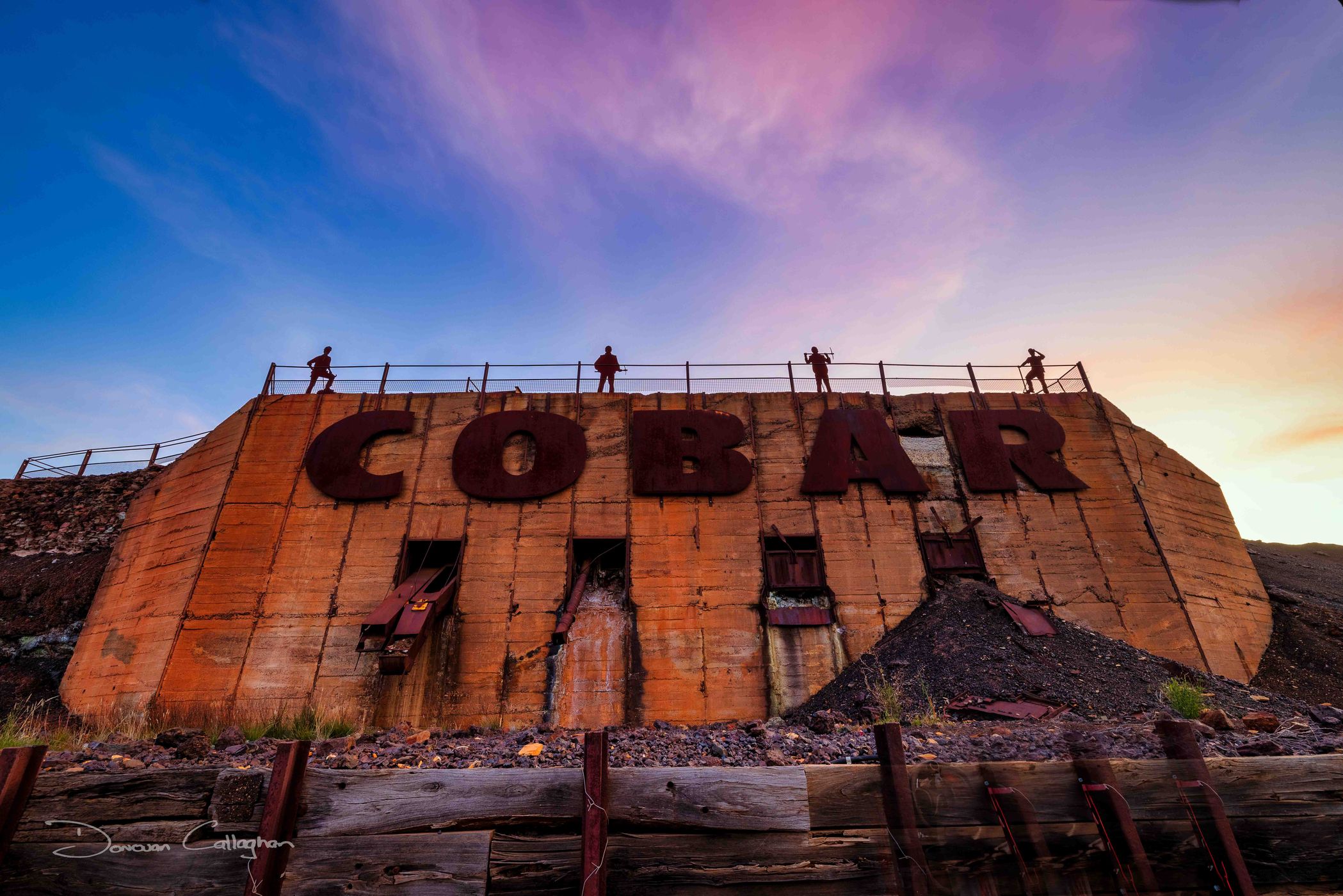 Metal Sign, Cobar, New South Wales, Australia