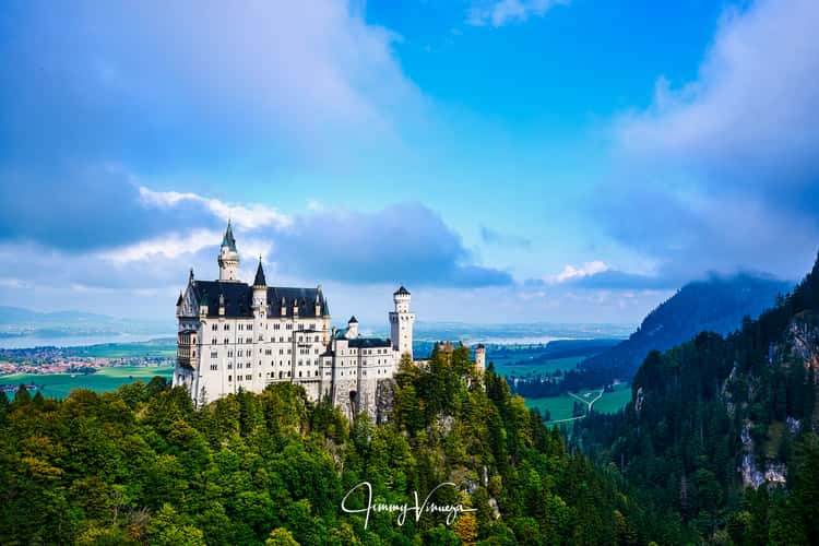 Neuschwanstein Castle from Marienbridge - The classic view