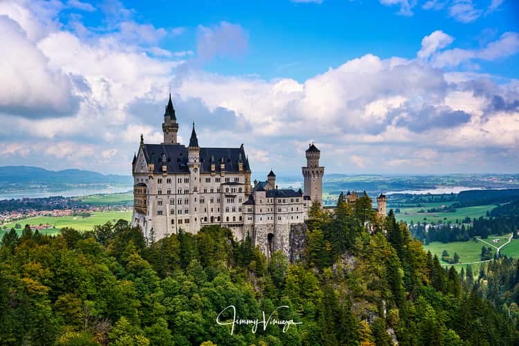 Neuschwanstein Castle from Marienbridge - The classic view