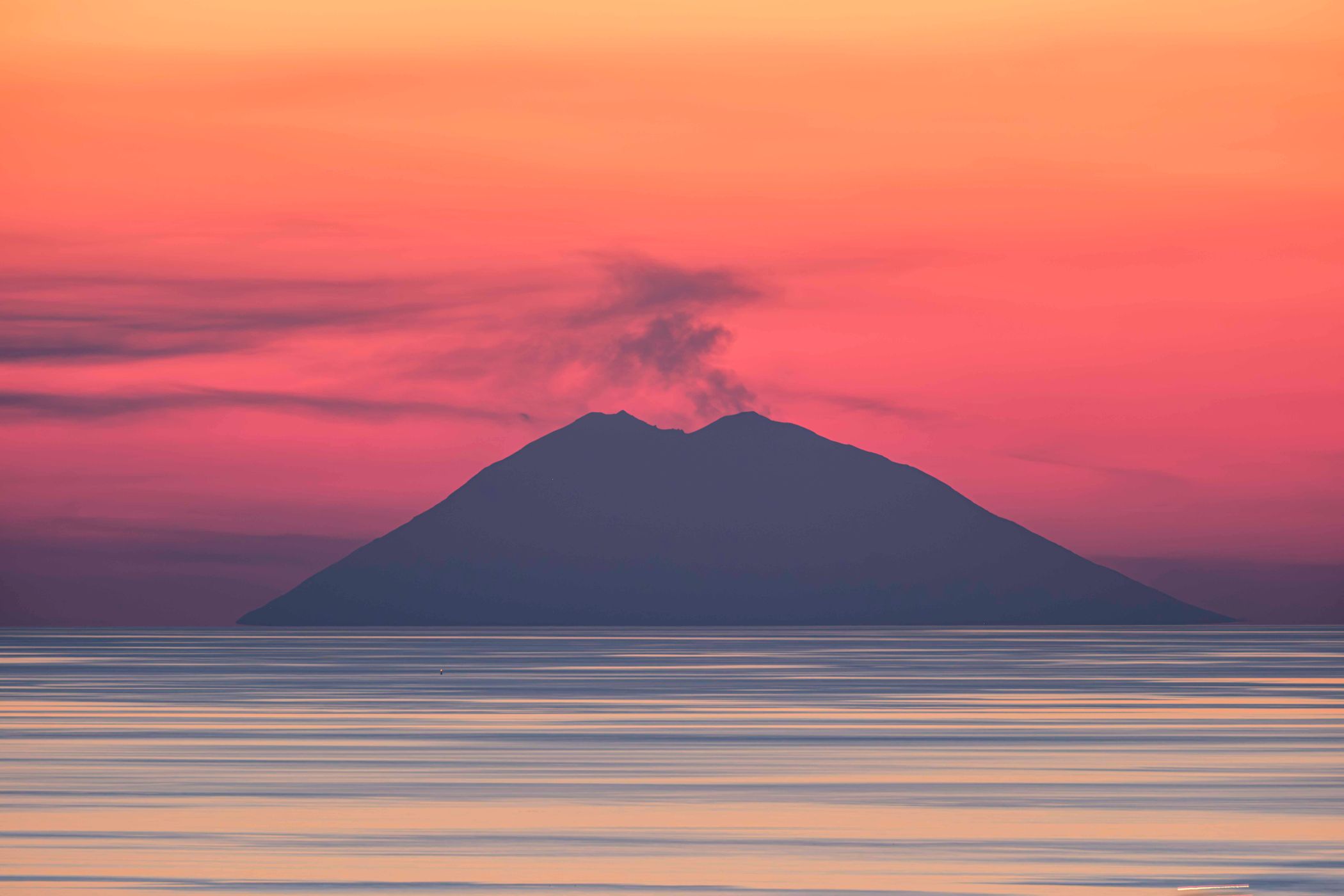 Volcano Stromboli, Italy
