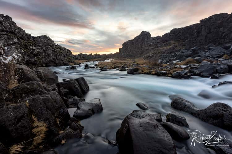 Öxararfoss Waterfall