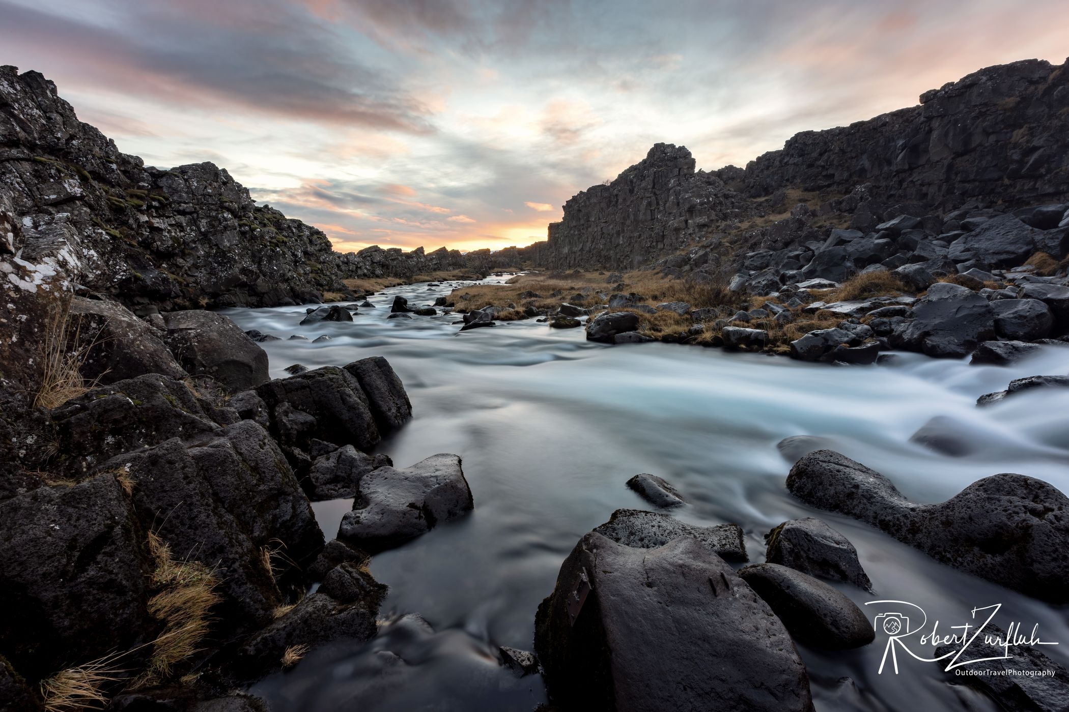 Öxararfoss Waterfall, Iceland